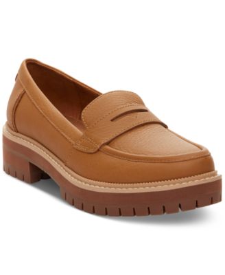 TOMS - Women's Cara Lug Penny Loafer Flats
