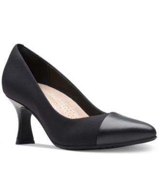 Clarks - Women's Kataleyna Rose Mixed-Media Comfort Pumps