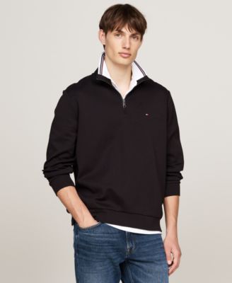 Tommy Hilfiger - Men's Essential Intechno Knit Regular-Fit 1/4-Zip Sweatshirt