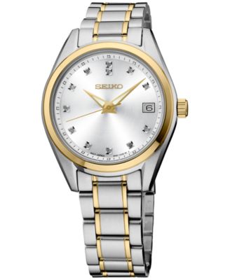 Seiko - Women's Two-Tone Stainless Steel Bracelet Watch 32mm