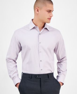 Alfani - Men's Regular-Fit Solid Dress Shirt