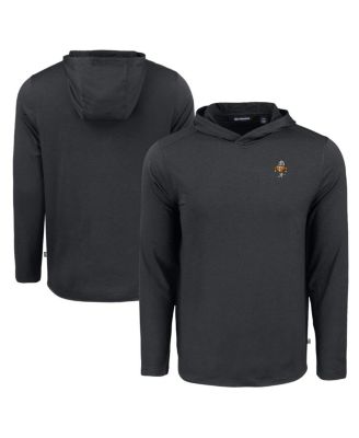 Cutter & Buck - Men's Cutter Buck Black Tennessee Volunteers Coastline Epic Comfort Eco Long Sleeve Hoodie T-Shirt