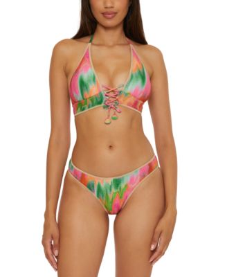 Becca - Women's Mirage Metallic Bikini Top & Hipster Bottoms