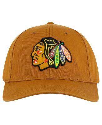 American Needle - Men's Tan Chicago Blackhawks Hepcat Washed Twill Adjustable Hat