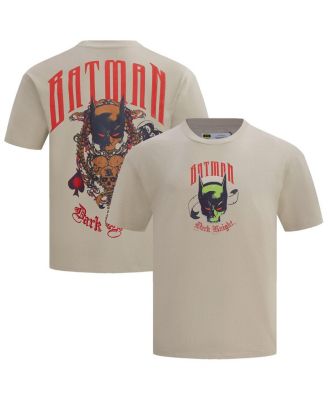 Freeze Max - Men's Tan Batman Comics Olde English T-Shirt