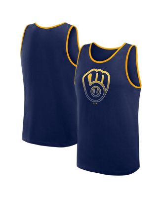Logo Athletic - Men's Navy Milwaukee Brewers Unmatched Success Tank Top