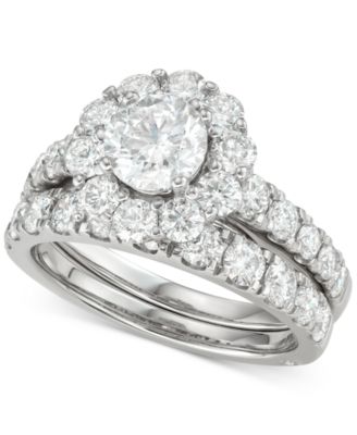 Macy's - Marchesa Certified Diamond Bridal Set (3 ct. t.w.) in 18k Gold