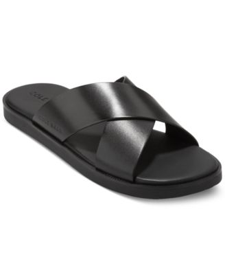 Cole Haan - Men's Nantucket Cross Strap Slip-On Slide Sandals