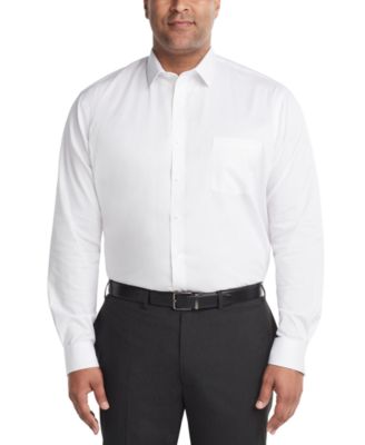 Van Heusen - Men's Big & Tall Solid Dress Shirt