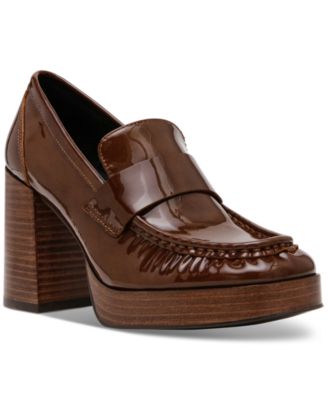 Steve Madden - Women's Munday Platform High-Heel Loafer Pumps