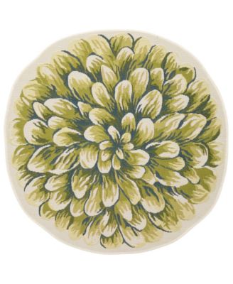 Liora Manne' - Esencia Mum 3'3"x3'3" Round Area Rug