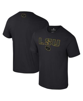 Colosseum - Men's  Black LSU Tigers Color Pop Active Blend T-shirt