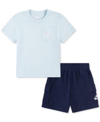 Nike - Toddler Boys Pocket T-Shirt & French Terry Shorts, 2 Piece Set