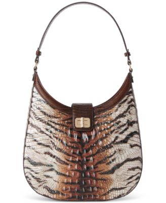Brahmin - Fallon Feline Hermosa Leather Shoulder Bag