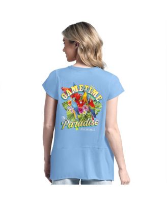 Margaritaville - Women's Light Blue Los Angeles Dodgers Gametime is Paradise T-Shirt