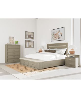 Furniture - Cascade Queen 3-Pc. Set (Storage Bed, Chest & Nightstand)