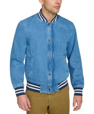 Levi's - Men's Denim Full-Zip Varsity Bomber Jacket