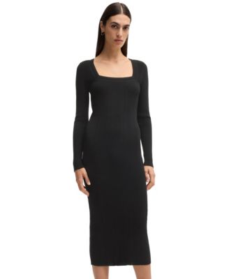 Hugo Boss - BOSS by  Women's Knitted Relaxed-Fit Dress