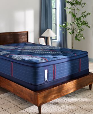 Sealy - Posturepedic Elite Brenham II 16" Firm Euro Pillow Top Mattress - Twin XL