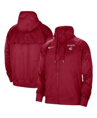 Nike - Men's Crimson Oklahoma Sooners Windrunner Raglan Full-Zip Jacket