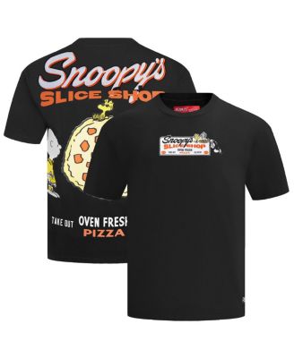 Freeze Max - Men's Black Peanuts Snoopy's Slice Shop T-Shirt