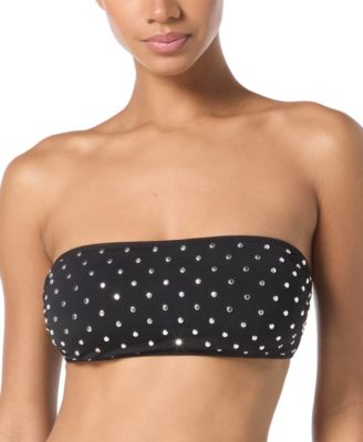 Michael Kors - Women's Studded Bandeau Bikini Top