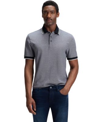 Hugo Boss - BOSS by  Men's Oxford-Cotton-Piqu&eacute; Polo Shirt