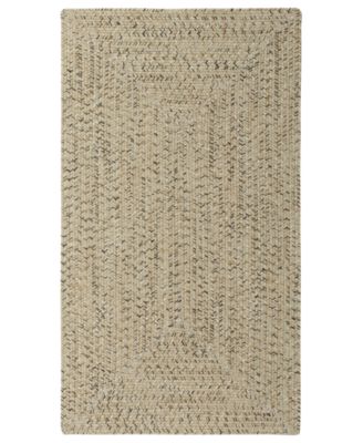 Capel - Area Rug, Indoor/Outdoor Sea Glass Rectangular Braid 0110-600 Shell 2' x 3'
