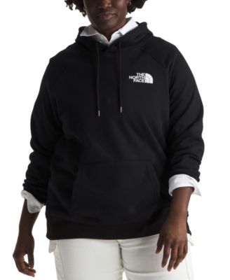 The North Face - Plus Size Box Long-Sleeve Logo Hoodie
