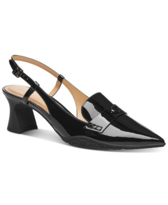 COACH - Women's Nikola Slip-On Slingback Kitten-Heel Pumps