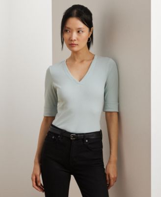 Lauren Ralph Lauren - Elbow-Sleeve Top