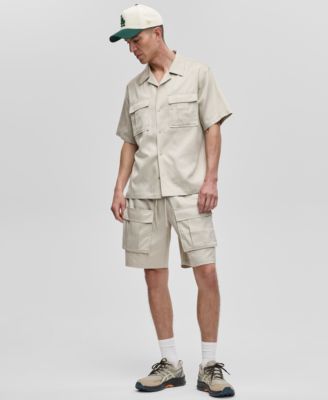 Mode of One - Men's Camp Collar Twill Shirt