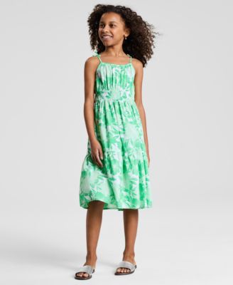 Epic Threads - Big Girls Floral-Print Tiered Midi Dress