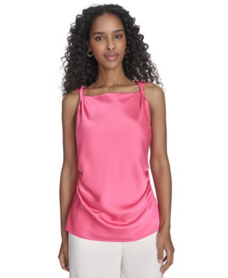 Calvin Klein - Petite Solid Sleeveless Blouse