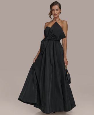 Donna Karan New York - Women's Strapless Bow-Trim Gown