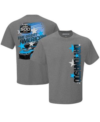 Checkered Flag Sports - Men's  Heather Charcoal Daytona International Speedway 2025 Daytona 500 Graphic T-Shirt