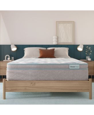 Beautyrest - Bashful Lullaby 14.25" Medium Pillow Top Mattress Set - California King
