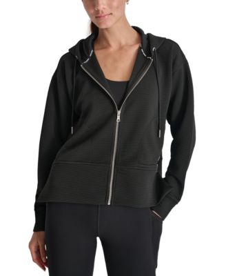 DKNY - Women's Tech Ottoman Full-Zip Hoodie