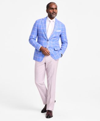 Tallia - Men's Slim-Fit Printed Notch-Lapel Sport Coat