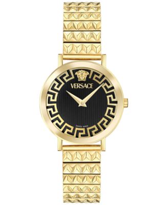 Versace - Women's Swiss Daedalus Gold Ion Plated Stainless Steel Bracelet Watch 35mm