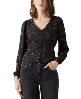 Levi's - Women's Dolores Floral-Print Blouse