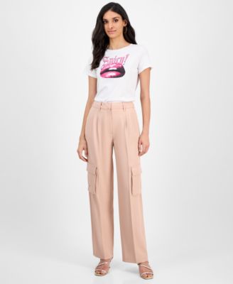 GUESS - Women's Matea High-Rise Perfect Cargo Pants