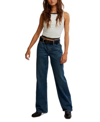 Free People - Women's Tennessee Low-Rise Boyfriend Jeans