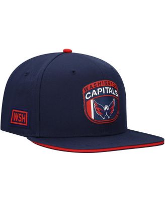 Fanatics - Men's Navy/Red Washington Capitals 2025 NHL Draft Snapback Hat