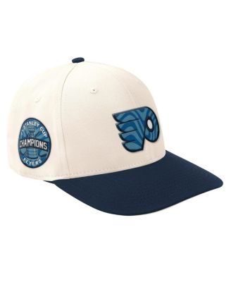 Starter - Men's&nbsp;Cream/Navy Philadelphia Flyers Blue Wave Classic Adjustable Hat