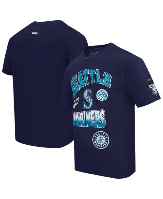 Pro Standard - Men's Navy Seattle Mariners Turn It Up Dropped Shoulder T-Shirt