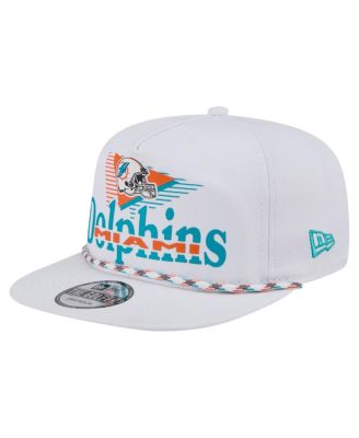 New Era - Men's White Miami Dolphins Collide Golfer Snapback Hat