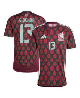 adidas - Men's Guillermo Ochoa Burgundy Mexico National Team 2024 Home Replica Player Jersey