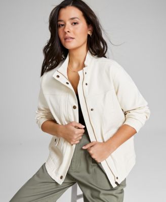 And Now This - Women's Denim Bomber Jacket