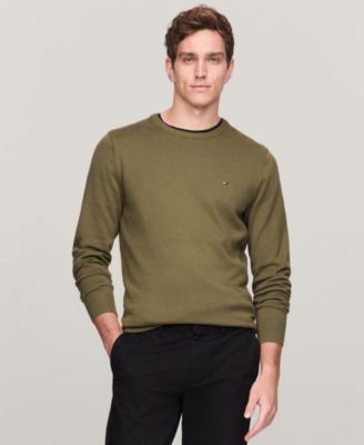 Tommy Hilfiger - Men's Essential Solid Crew Neck Sweater